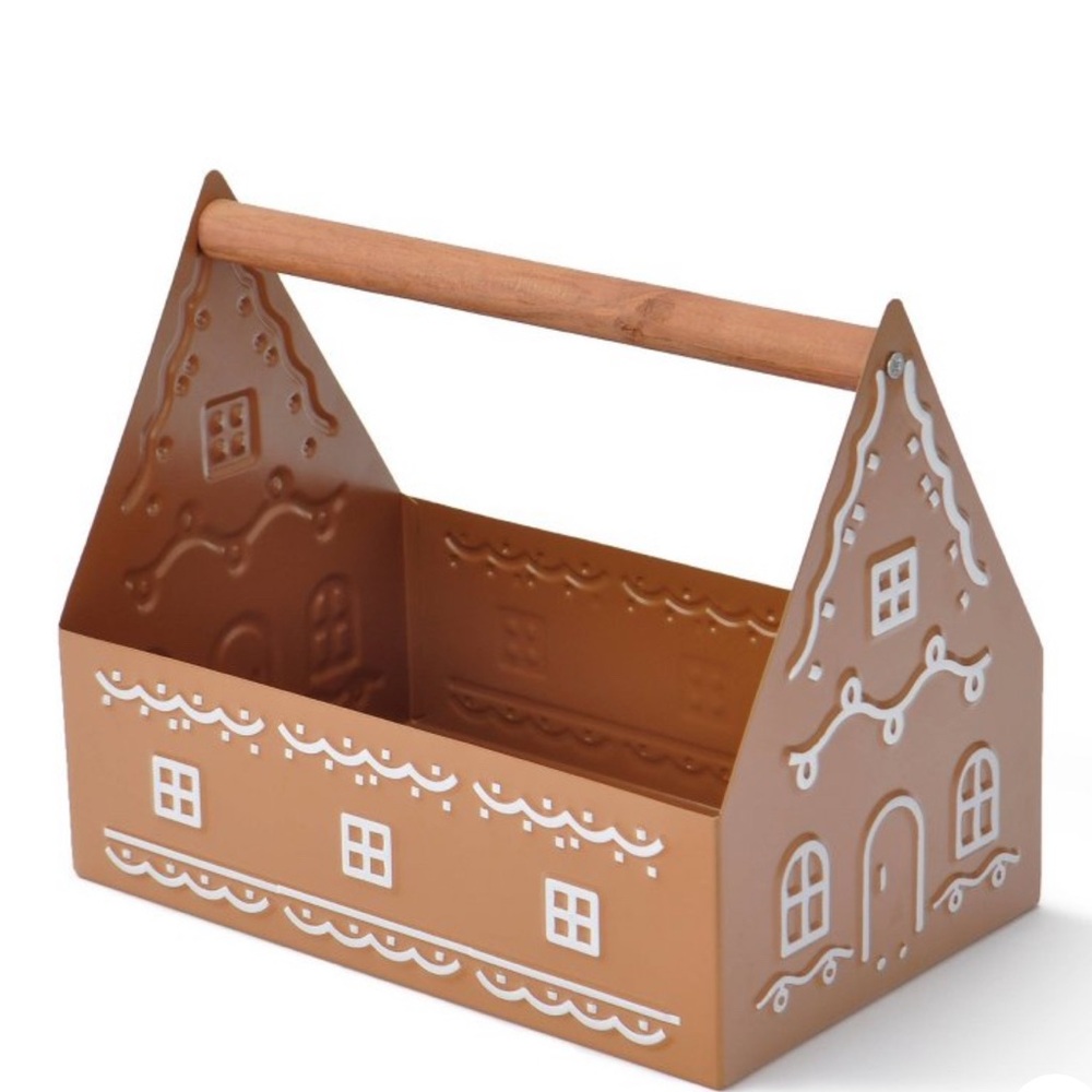 Target Bullseye Playground Gingerbread House Metal Basket